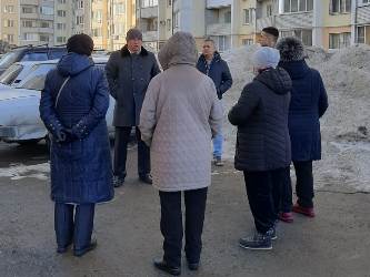 Сергей Агапов совершил объезд дворов многоквартирных домов